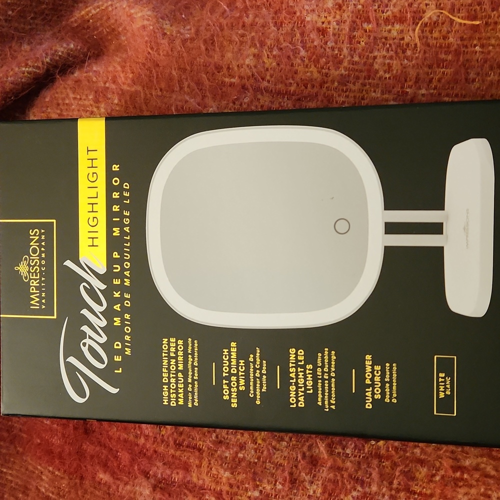 Impressions Vanity LED Makeup Mirror - White